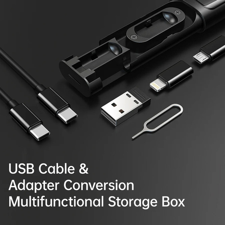 کابل تبدیل USB-C/USB به Lightning/USB-C/Micro USB مک دودو مدل Box با طول 0.3 متر
