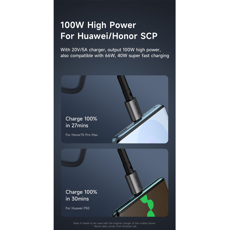 کابل USB به USB-C مک دودو مدل CA-3590 طول 1.2 متر