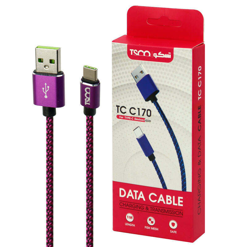 کابل تبدیل USB به microUSB تسکو مدل TC A170 طول 1 متر