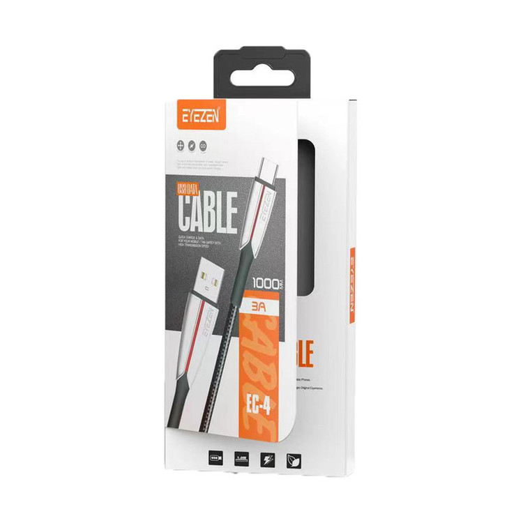 کابل تبدیل USB به USB-C اِیزن مدل EC-4 Fast Charge طول 1 متر