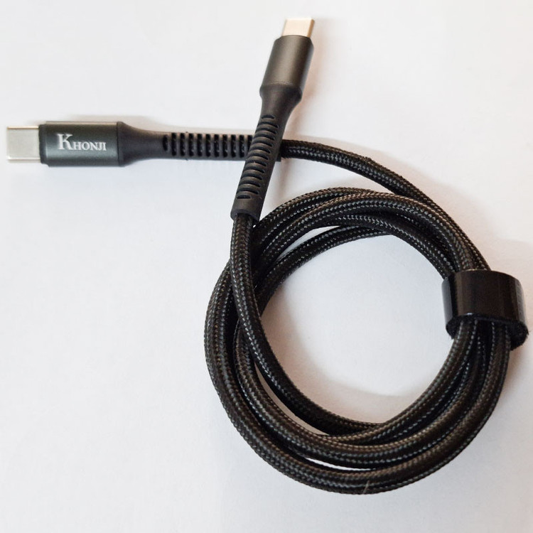 کابل USB-C الکای شارژ مدل khonj طول 1 متر