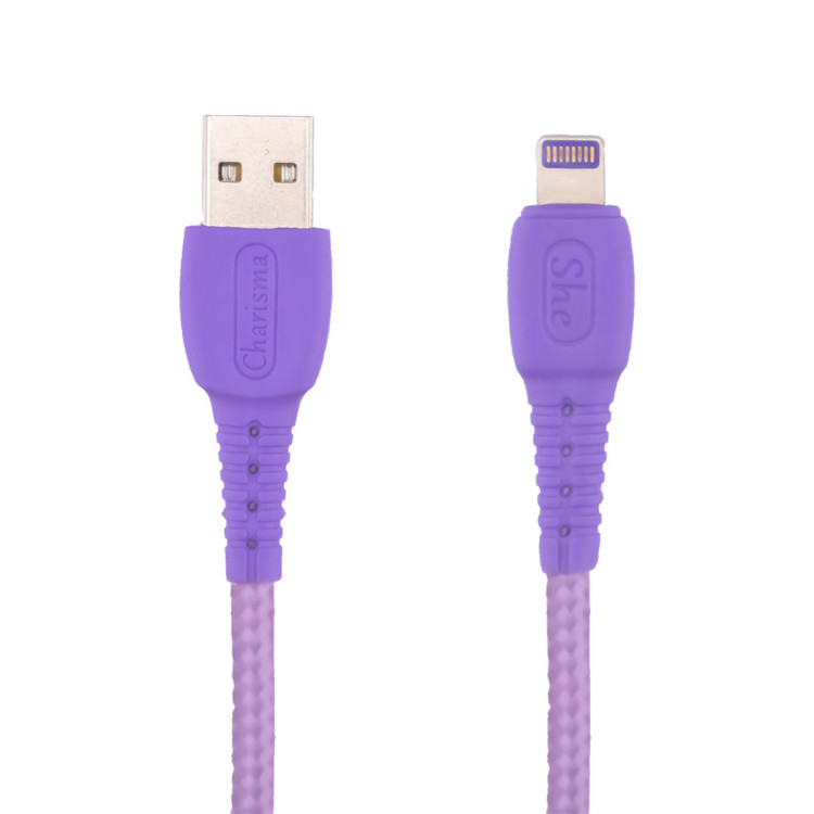 کابل تبدیل USB به لایتنینگ شی کاریزما مدل SOHEIL به طول 1.2 متر
