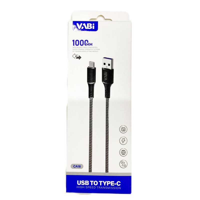 کابل تبدیل USB به USB-C وابی مدل CA18 طول 1 متر