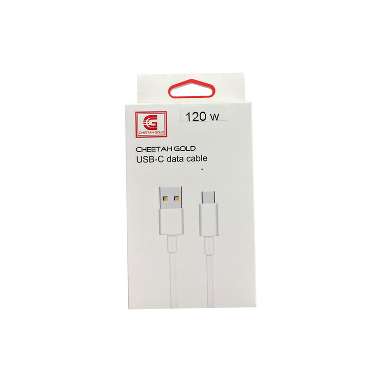 کابل تبدیل USB به USB-C چیتاگلد مدل Fast Charge 120W به طول 1 متر