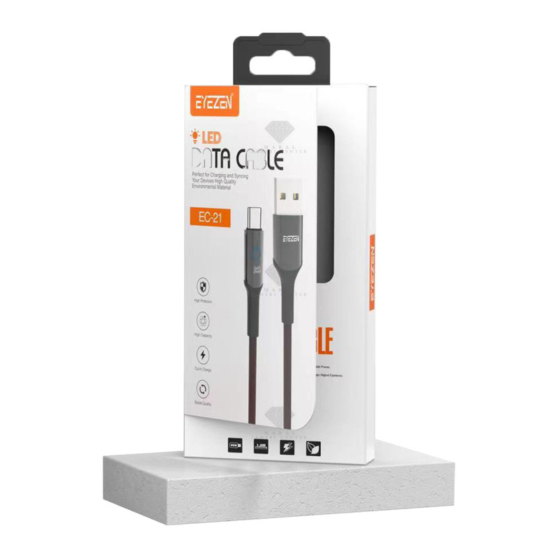 کابل تبدیل USB به USB-C اِیزن مدل EC-21 Fast Charge طول 1 متر