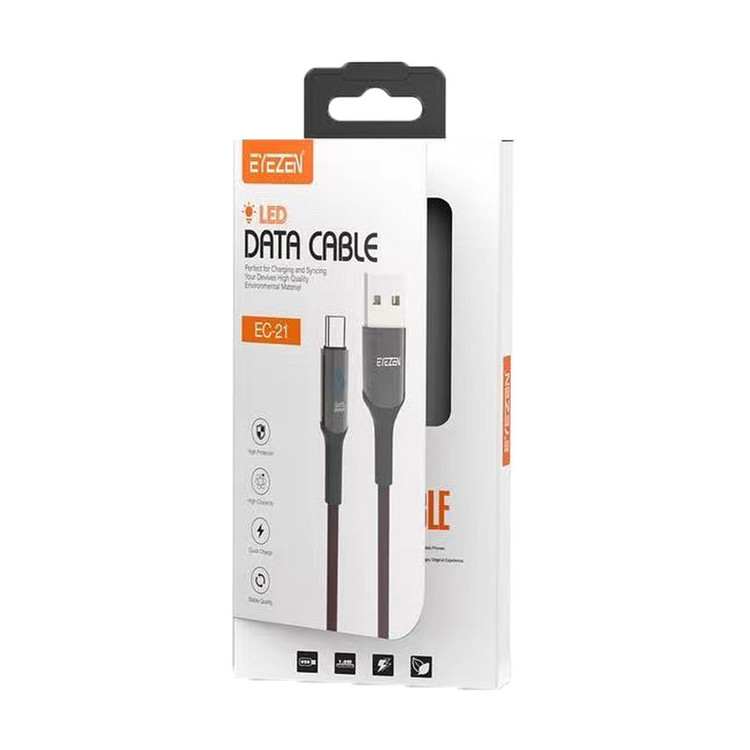 کابل تبدیل USB به لایتنینگ اِیزن مدل EC-21 Fast Charge طول 1 متر