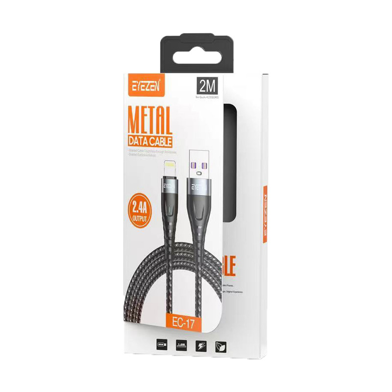 کابل تبدیل USB به لایتنینگ اِیزن مدل EC-17 Fast Charge طول 2 متر