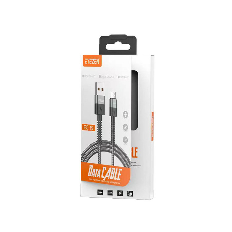 کابل تبدیل USB به MicroUSB اِیزن مدل EC-19 Fast Charge طول 1 متر