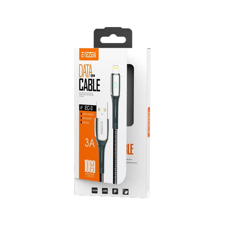 کابل تبدیل USB به لایتنینگ اِیزن مدل EC-3 Fast Charge طول 1 متر