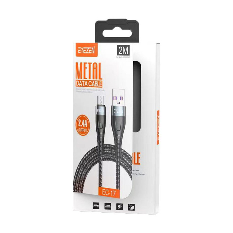 کابل تبدیل USB به MicroUSB اِیزن مدل EC-17 Fast Charge طول 2 متر