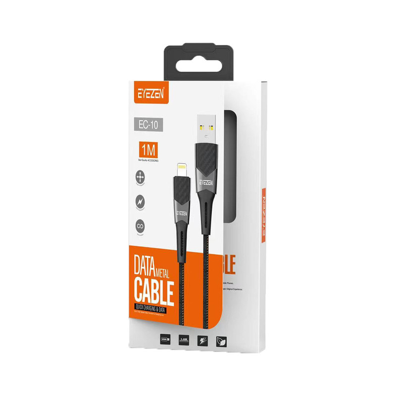 کابل تبدیل USB به لایتنینگ اِیزن مدل EC-10 Fast Charge طول 1 متر