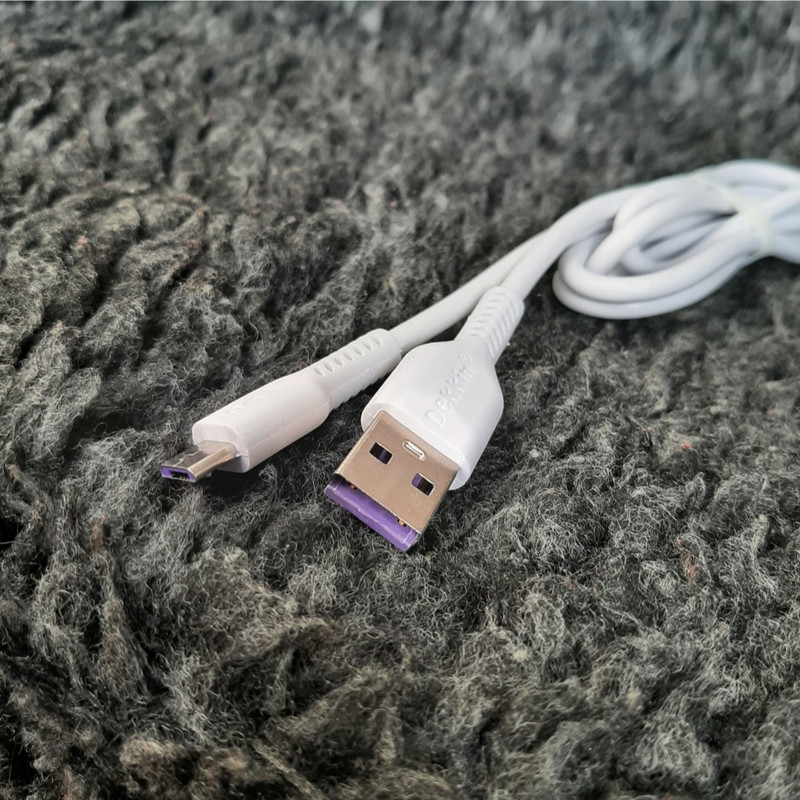 کابل تبدیل USB به microUSB دکین مدل ORGINAL SUPER FAST CHARGE DK طول 1 متر