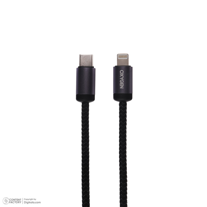 کابل تبدیل USB-C به لایتنینگ اکسیژن مدل LX-22 طول 0.25 متر