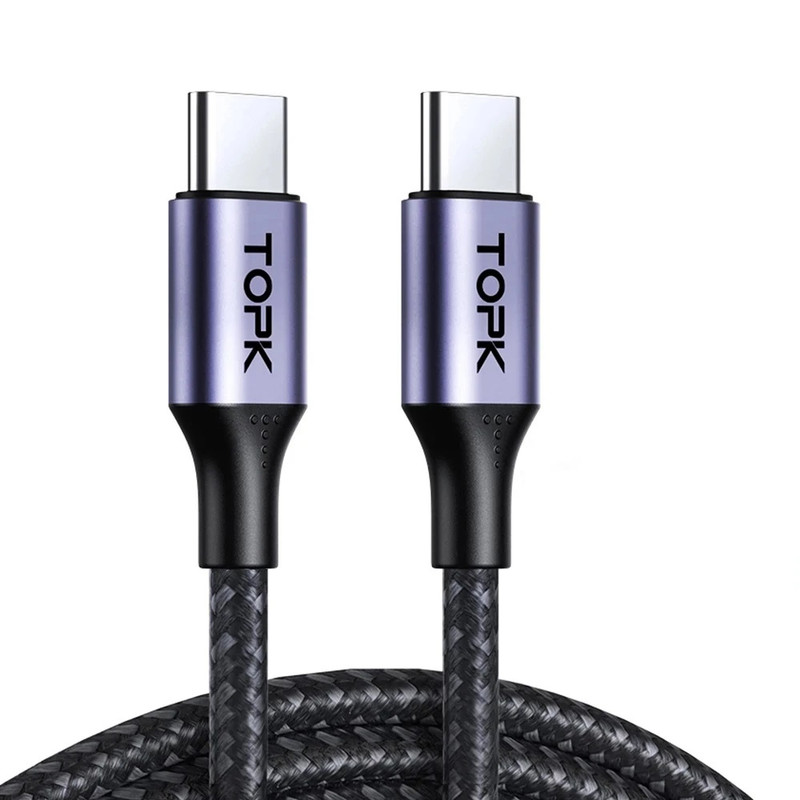 کابل تبدیل USB-C به USB-C تاپکی مدل CC-PD طول 1 متر