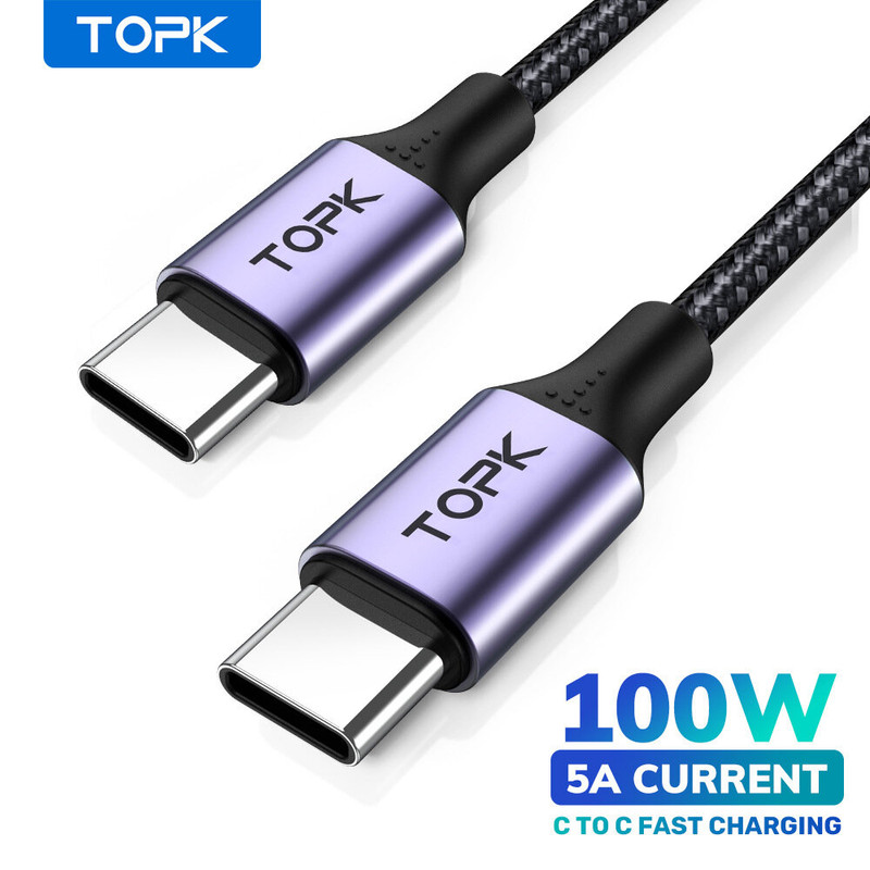 کابل تبدیل USB-C به USB-C تاپکی مدل CC-PD طول 1 متر