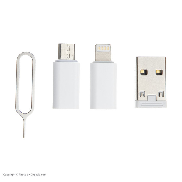 کابل تبدیل USB-C به USB-C / لایتنینگ / USB / micro USB مدل TCRA 1500 طول 0.22 متر