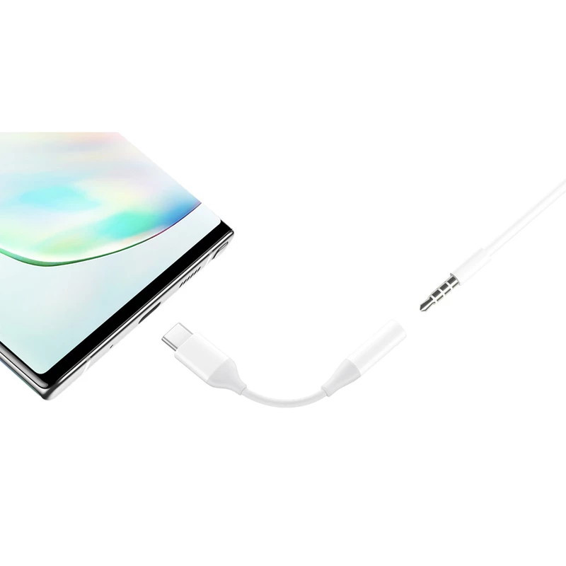 کابل تبدیل USB-C به جک 3.5 میلیمتری مدل HEADSET_SM طول 0.19 متر