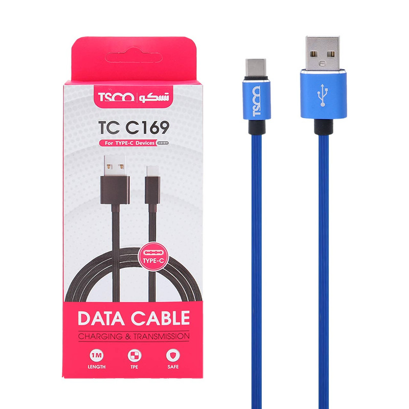 کابل تبدیل USB به USB-C تسکو مدل TC C169 طول 1 متر