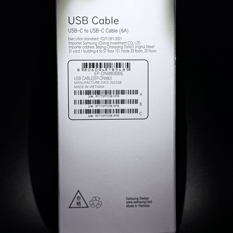 کابل USB-C مدل EP-DN980 طول 1 متر اورجینال