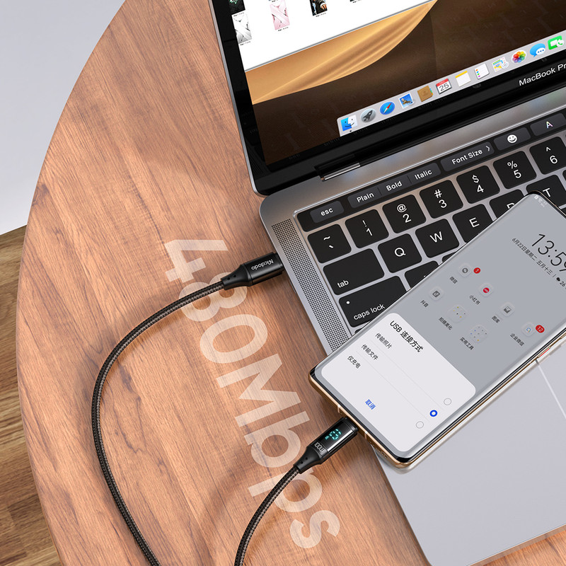 کابل تبدیل USB-C مک دودو مدل CA-110 طول 1.2 متر