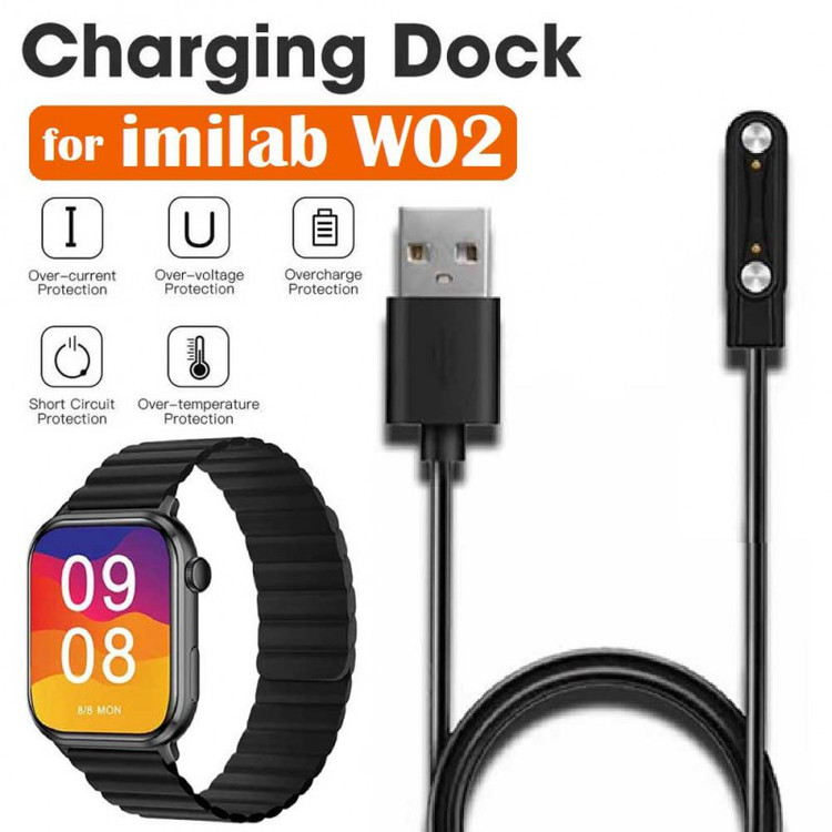 کابل شارژر آیکاتل مدل IL-KW02 مناسب برای ساعت هوشمند آی می لب W02