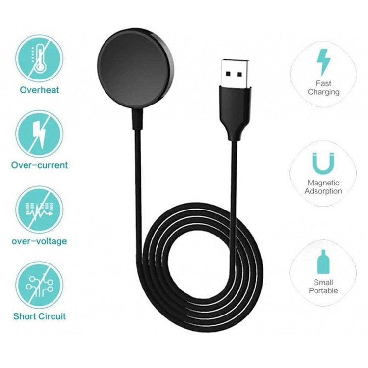 کابل شارژ مغناطیسی مدل SWH-004 مناسب برای ساعت هوشمند سامسونگ Galaxy Watch4 44mm