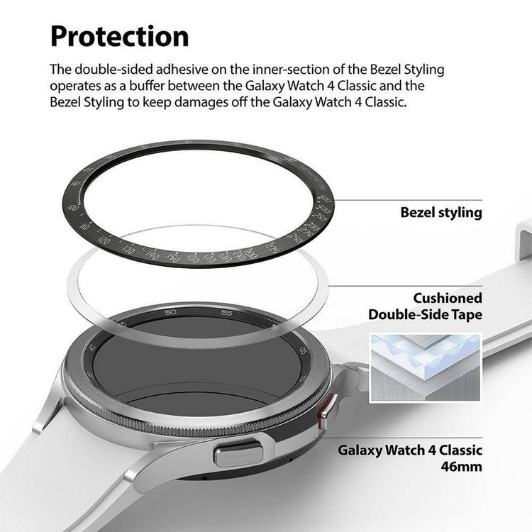 محافظ بازل تنکیو مدل Q-R890BZL مناسب برای ساعت هوشمند سامسونگ Galaxy Watch 4 46mm