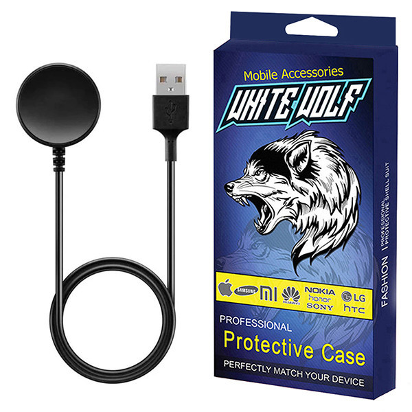 کابل شارژ وایت ولف مدل WF-Cable مناسب برای ساعت هوشمند سامسونگ Galaxy Watch ۴ ۴۰mm / ۴۴mm / Galaxy Watch ۴ Classic ۴۲mm / ۴۶mm