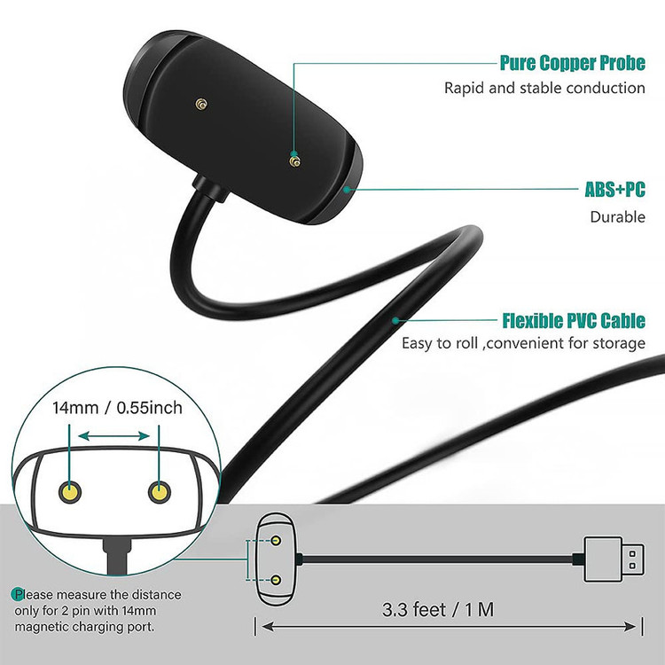 : کابل شارژ تنکیو مدل 10Q-TRP001 مناسب برای ساعت هوشمند T-REX PRO