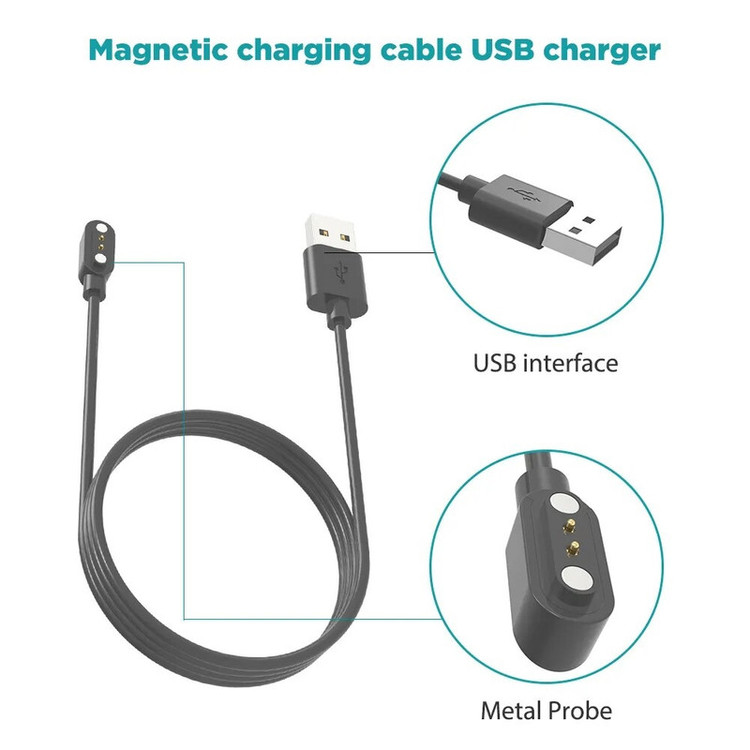 کابل شارژ راینو مدل R-Charge مناسب برای مچ بند هوشمند هایلو RS4 / RS4 PLUS