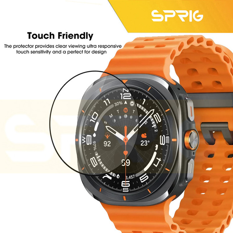 محافظ صفحه نمایش اسپریگ مدل Pmma-SPG مناسب برای ساعت هوشمند سامسونگ Galaxy Watch 7 Ultra 47mm