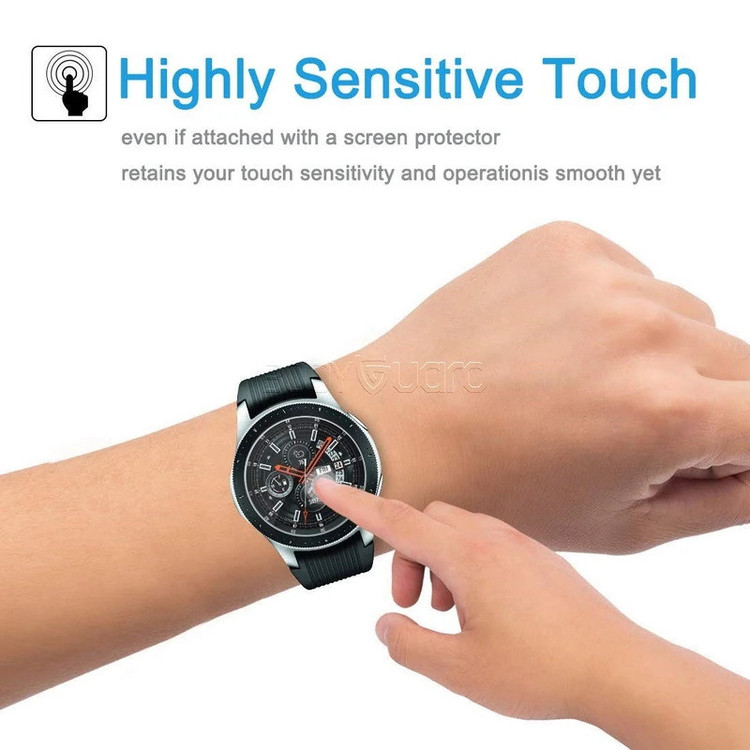 محافظ صفحه نمایش تنکیو مدل Q-Glass مناسب برای ساعت هوشمند سامسونگ Galaxy Watch S4 Classic 46 mm R800