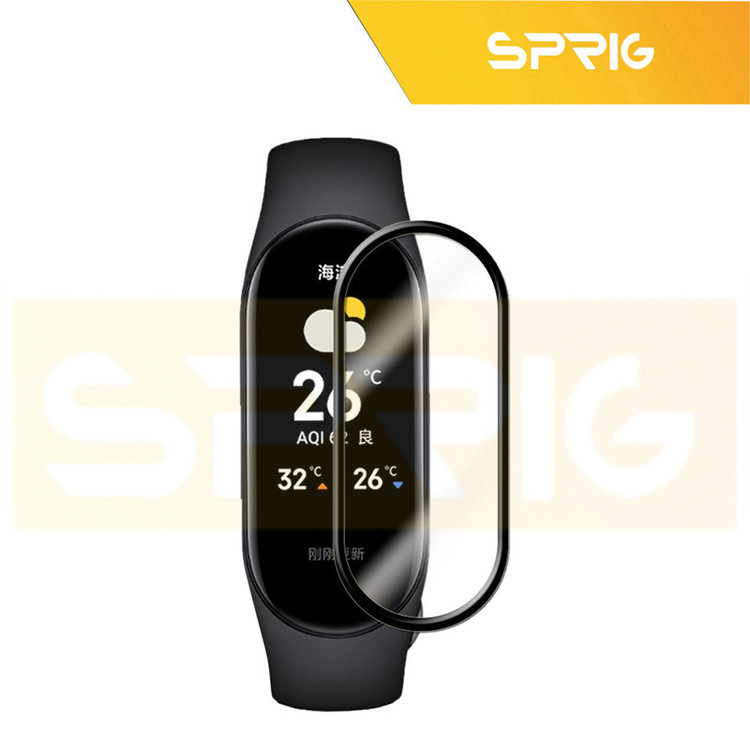 محافظ صفحه نمایش اسپریگ مدل Pmma-SPG مناسب برای ساعت هوشمند شیائومی Mi band 10 مجموعه 2 عددی