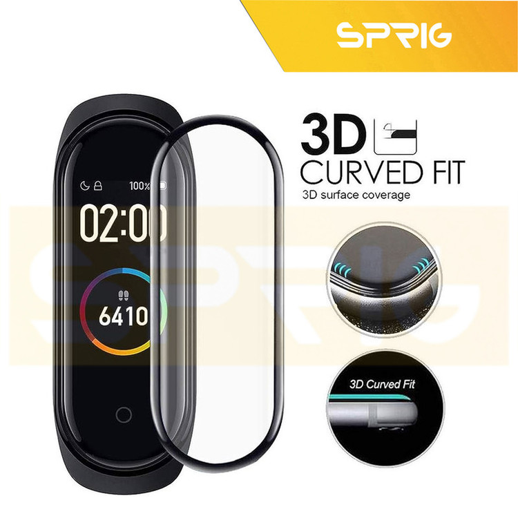 محافظ صفحه نمایش اسپریگ مدل Pmma-SPG مناسب برای ساعت هوشمند شیائومی Mi band 10 مجموعه 2 عددی
