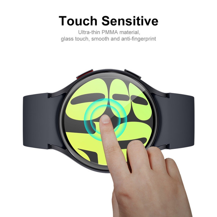محافظ صفحه نمایش بادیگارد مدل PMMA مناسب برای ساعت هوشمند سامسونگ Galaxy Watch 6 40 mm بسته 2 عددی