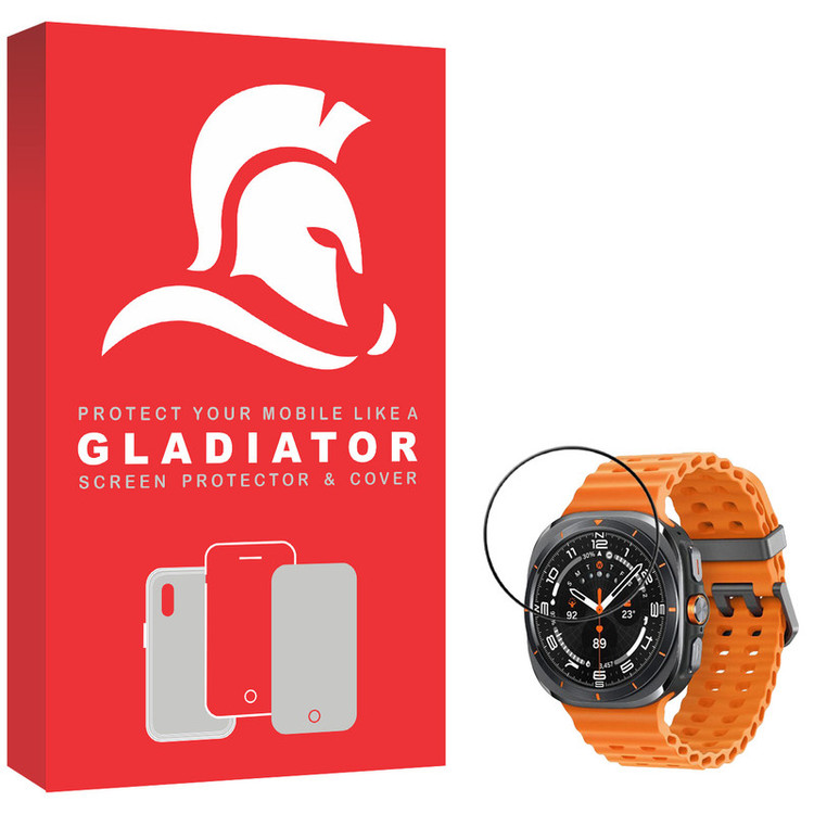 محافظ صفحه نمایش گلادیاتور مدل GWP1000 مناسب برای ساعت هوشمند سامسونگ Galaxy Watch Ultra