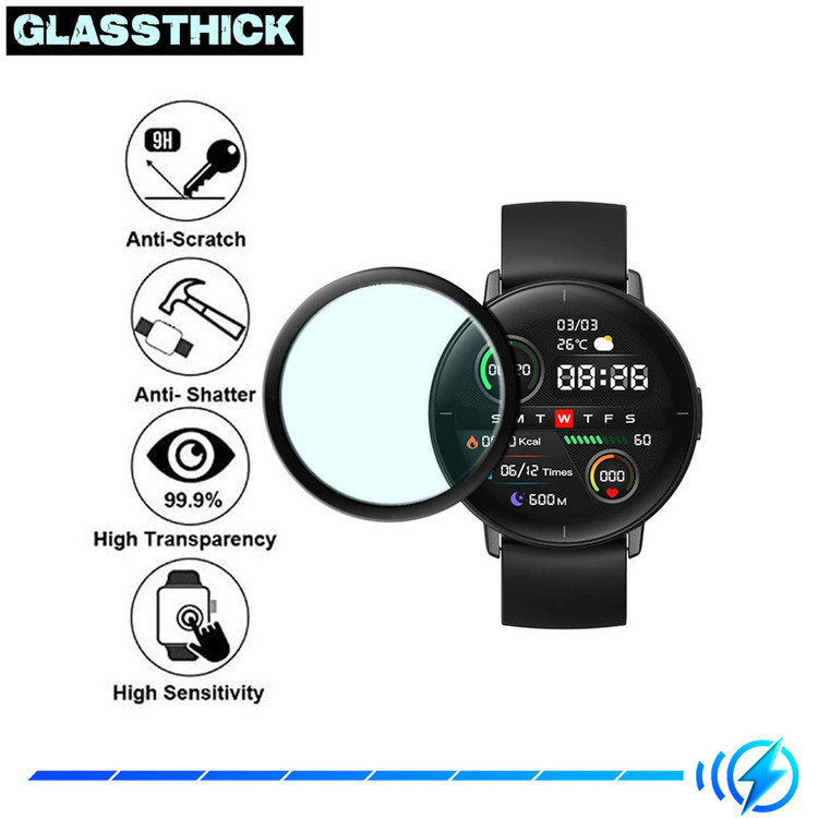 محافظ صفحه نمایش نانو گلستیک مدل Pmma-GL مناسب برای ساعت هوشمند سامسونگ Galaxy Watch 5 40mm بسته سه عددی