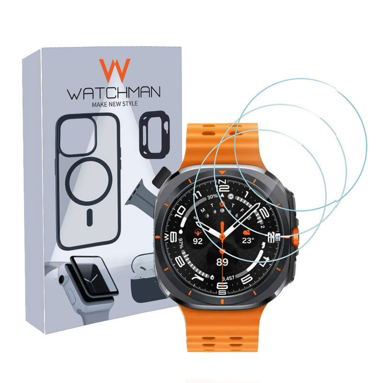 محافظ صفحه نمایش شیشه ای واچ من مدل SH-WM مناسب برای ساعت هوشمند سامسونگ Galaxy Watch Ultra 47 mm بسته سه عددی