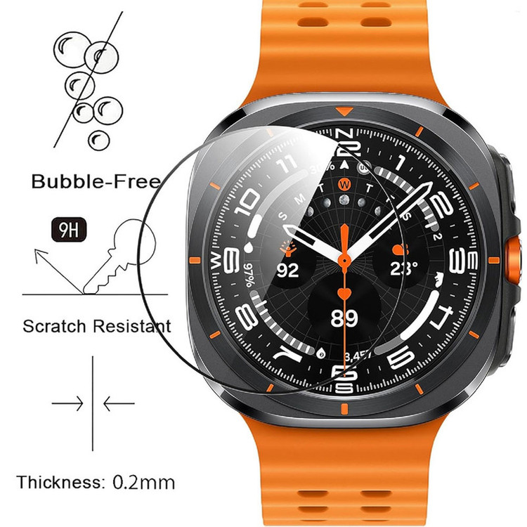 محافظ صفحه نمایش شیشه ای واچ من مدل SH-WM مناسب برای ساعت هوشمند سامسونگ Galaxy Watch Ultra 47 mm بسته سه عددی