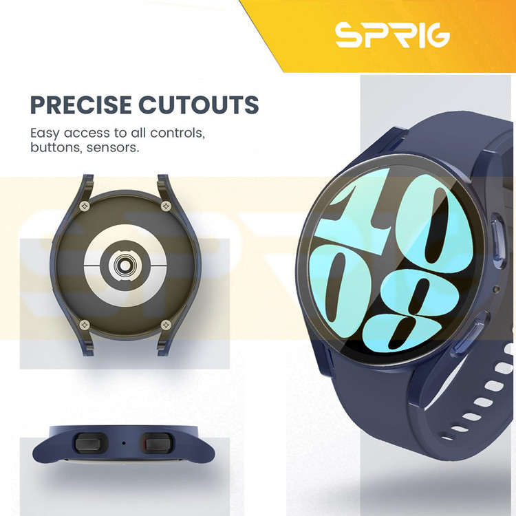 کاور اسپریگ مدل SPG مناسب برای ساعت هوشمند سامسونگ Galaxy Watch 7 40mm به همراه محافظ صفحه نمایش