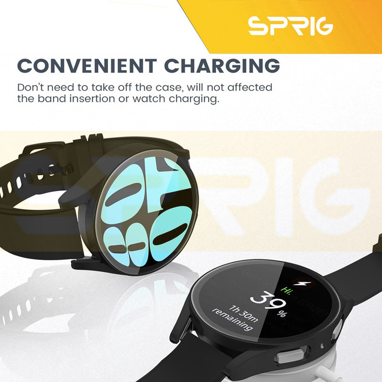 کاور اسپریگ مدل SPG مناسب برای ساعت هوشمند سامسونگ Galaxy Watch 7 40mm به همراه محافظ صفحه نمایش
