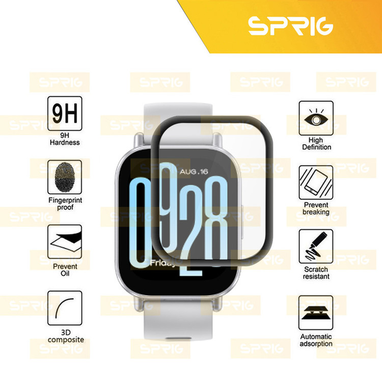 محافظ صفحه نمایش اسپریگ مدل Pmma-SPG مناسب برای ساعت هوشمند شیائومی Redmi Watch 5 Active