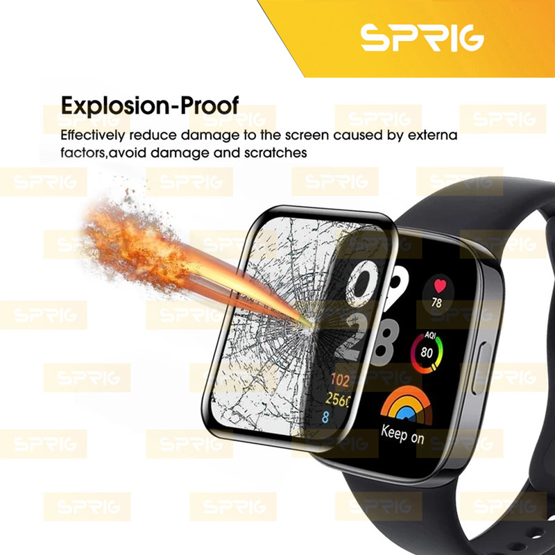 محافظ صفحه نمایش اسپریگ مدل Pmma-SPG مناسب برای ساعت هوشمند شیائومی Redmi Watch 5 Active