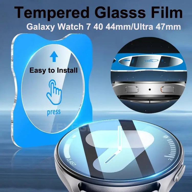 محافظ صفحه نمایش شیشه ای بادیگارد مدل Frame مناسب برای ساعت هوشمند سامسونگ Galaxy Watch 7 40 mm