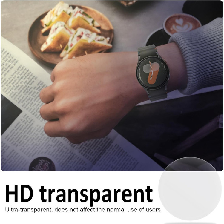 محافظ صفحه نمایش شیشه ای بادیگارد مدل Frame مناسب برای ساعت هوشمند سامسونگ Galaxy Watch 7 40 mm