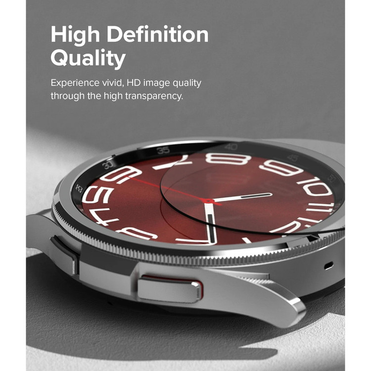 محافظ صفحه نمایش شیشه ای بادیگارد مدل GW مناسب برای ساعت هوشمند سامسونگ Galaxy Watch 6 Classic 43mm