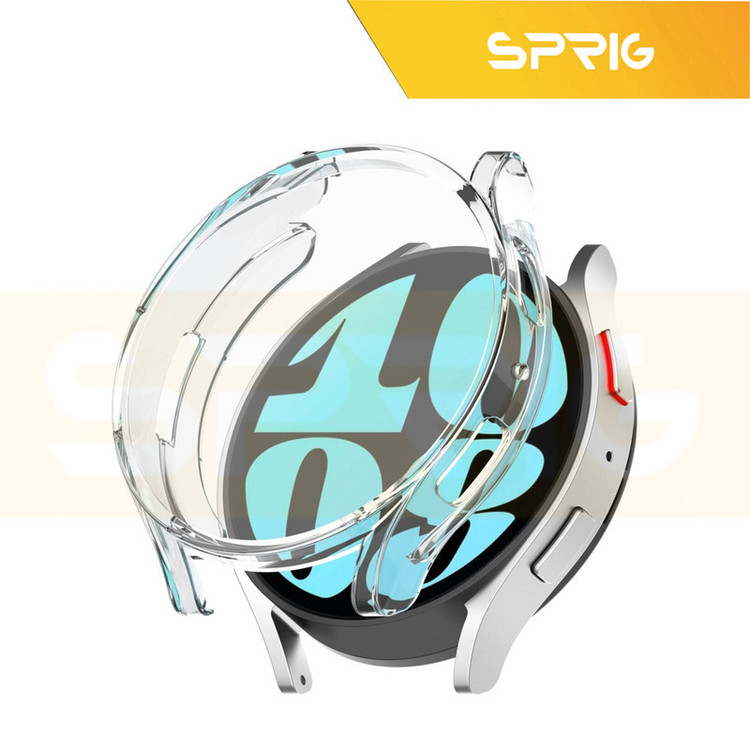 کاور اسپریگ مدل SPG مناسب برای ساعت هوشمند سامسونگ Galaxy Watch 6 40mm به همراه محافظ صفحه نمایش