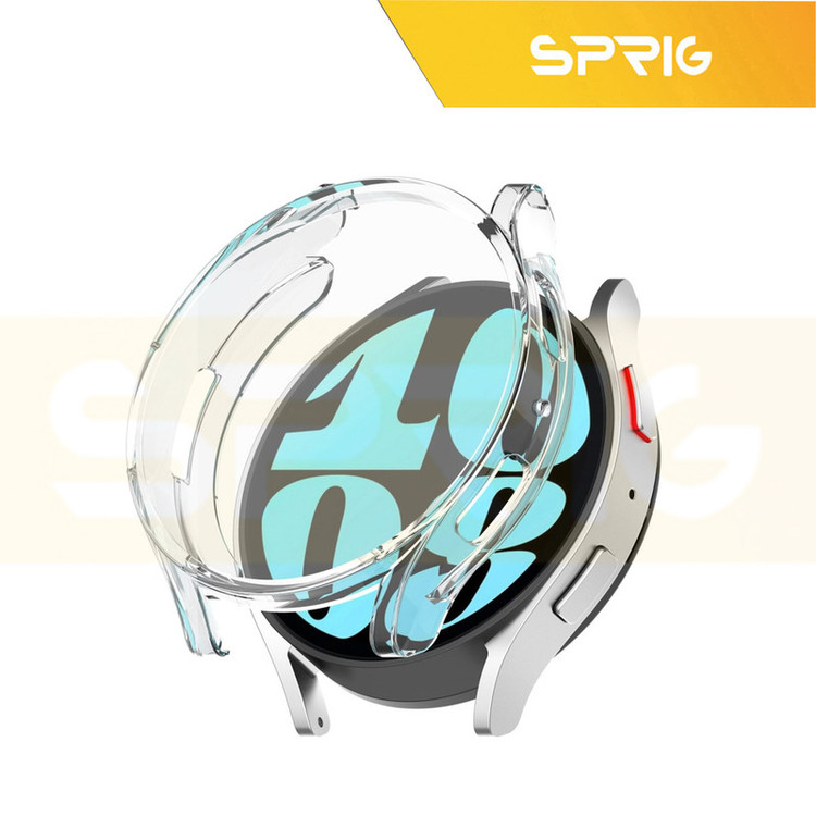 کاور اسپریگ مدل SPG مناسب برای ساعت هوشمند سامسونگ Galaxy Watch 6 40mm به همراه محافظ صفحه نمایش