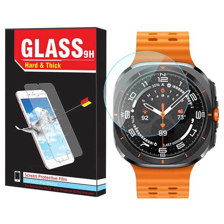 محافظ صفحه نمایش شیشهای هارد اند تیک مدل Glass-HT مناسب برای ساعت هوشمند سامسونگ Galaxy Watch 7 Ultra 47mm