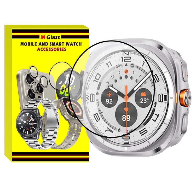 محافظ صفحه نمایش امگلس مدل Pmma-MG مناسب برای ساعت هوشمند سامسونگ Galaxy Watch 7 Ultra 47mm